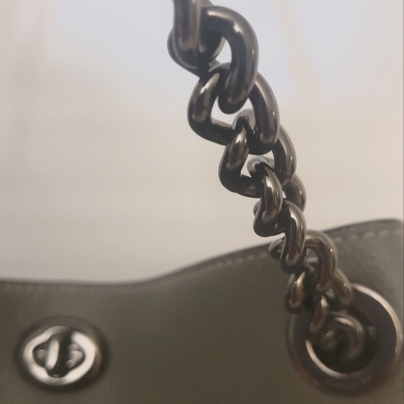 Coach Edie Turnlock Shoulder Handbag - Picture 9 of 12